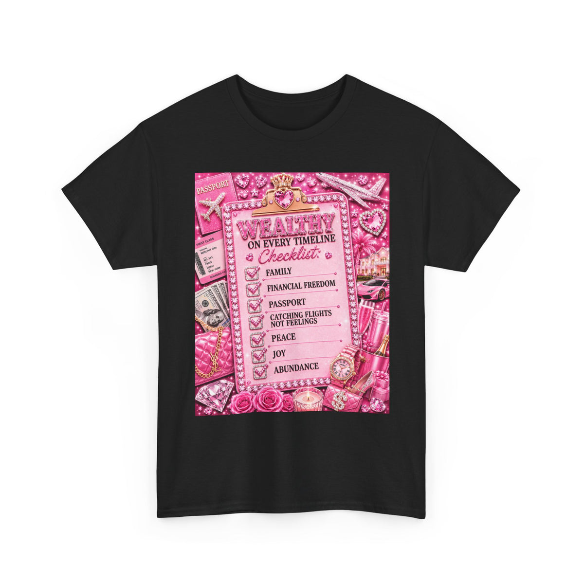 Wealthy On Every Timeline Tee