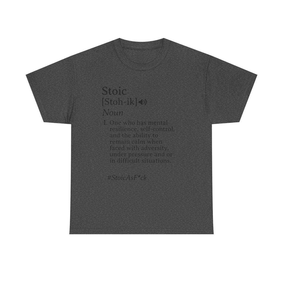 🖤 Stoic Definition Graphic Tee | Unbothered Energy ✨