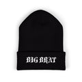 BIG BRAT Gothic Beanie *White Lettering*