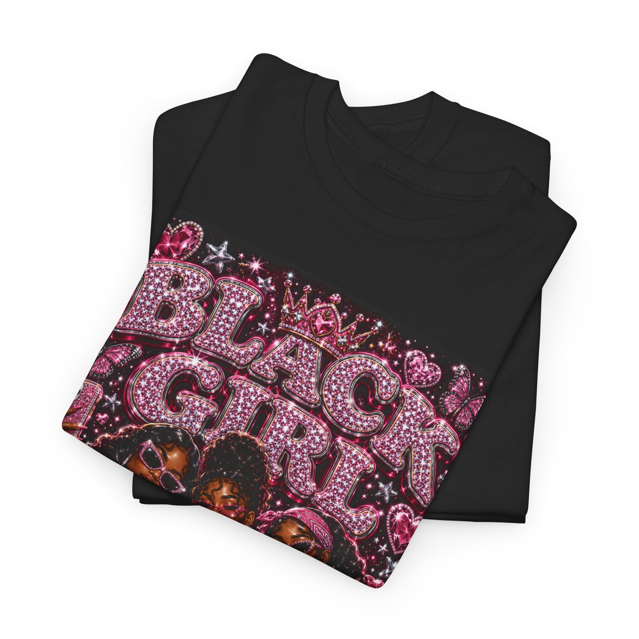Black Girls Magic Bling Tee ✨👑
