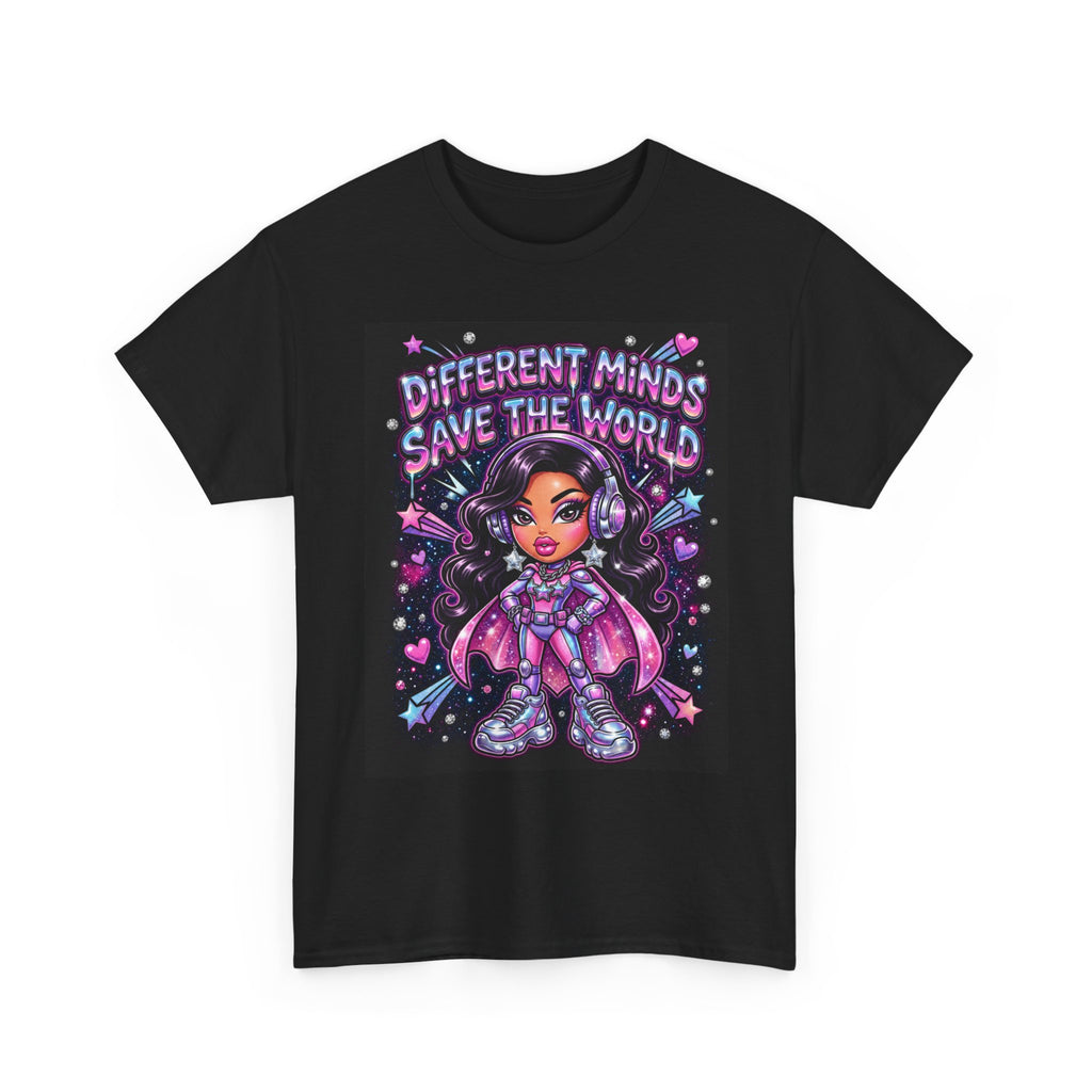 Different Minds Save The World Tee ✨