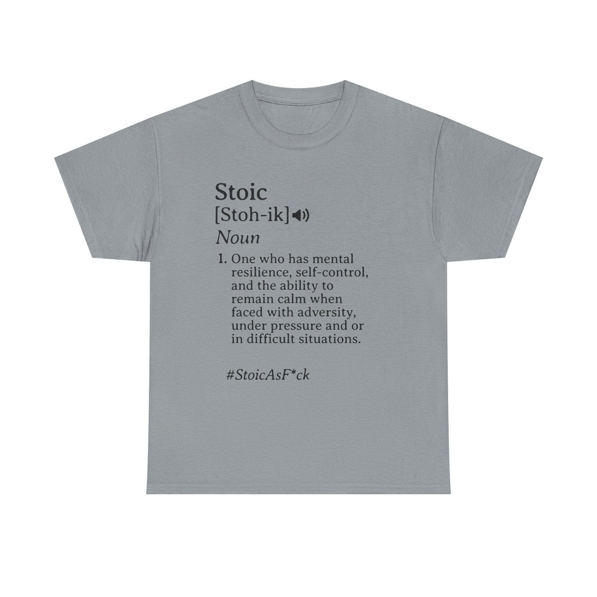 🖤 Stoic Definition Graphic Tee | Unbothered Energy ✨