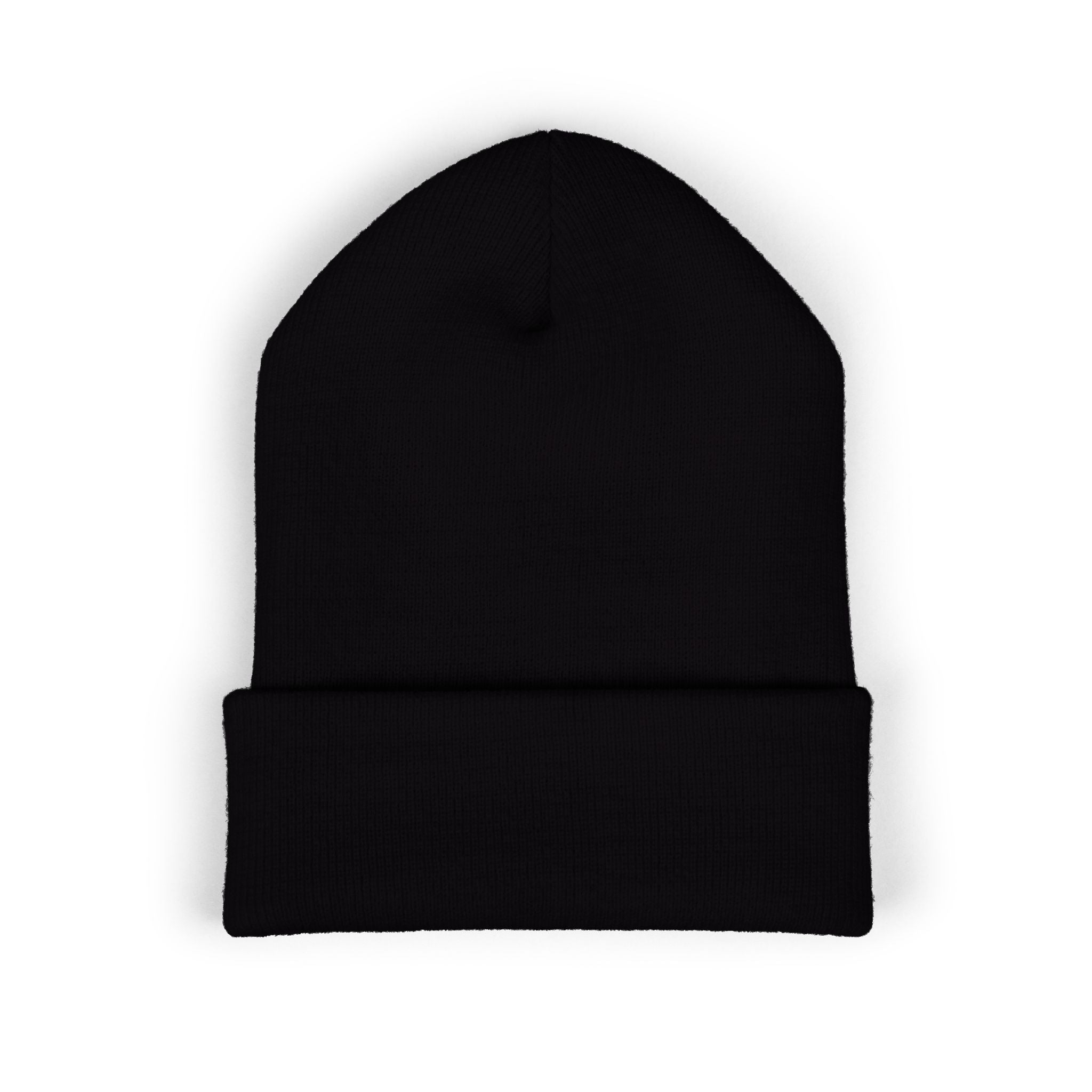 Throw A Fit Knit Embroidered Cuffed Beanie