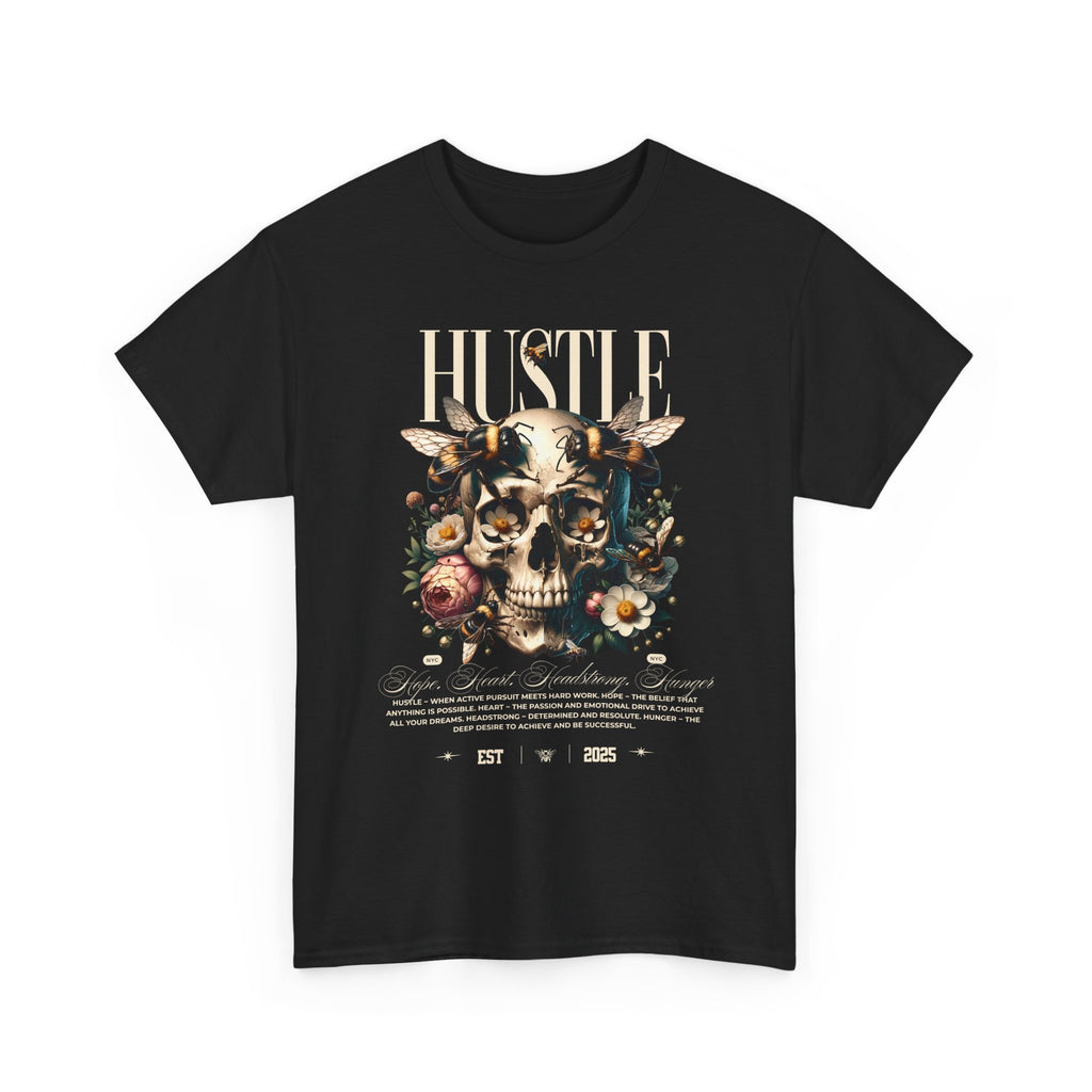 Hustle Skull Floral Hustle Tee