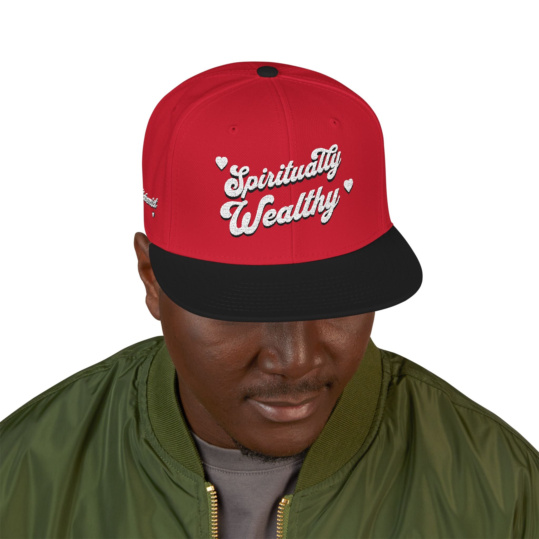 SPIRITUALLY WEALTHY ALCHEMIST Snapback Hat