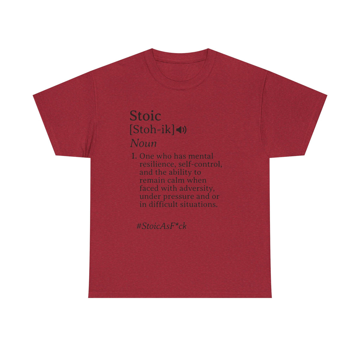 🖤 Stoic Definition Graphic Tee | Unbothered Energy ✨