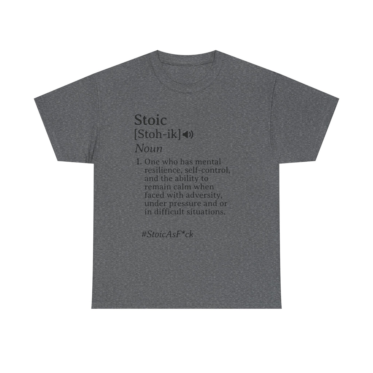 🖤 Stoic Definition Graphic Tee | Unbothered Energy ✨