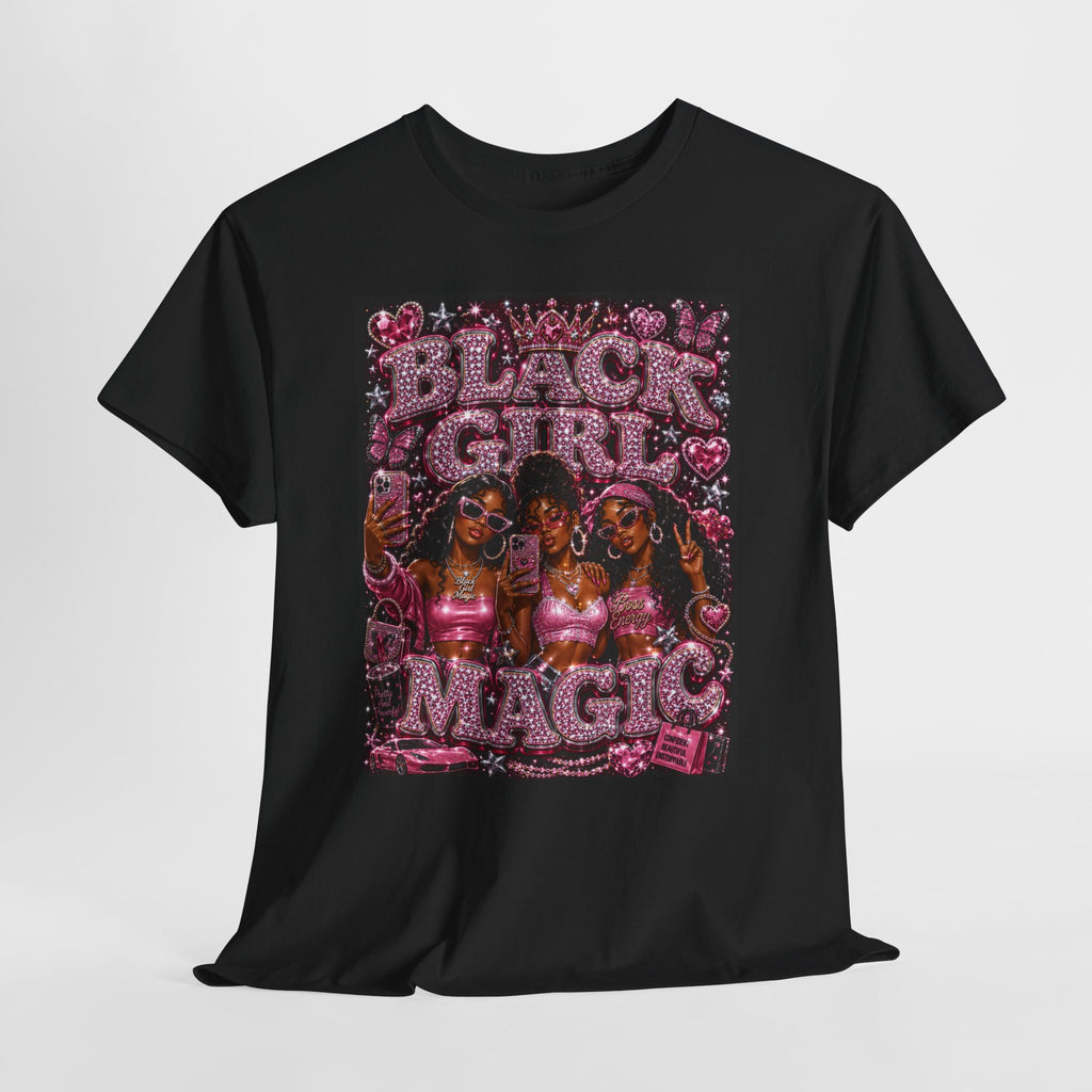 Black Girls Magic Bling Tee ✨👑