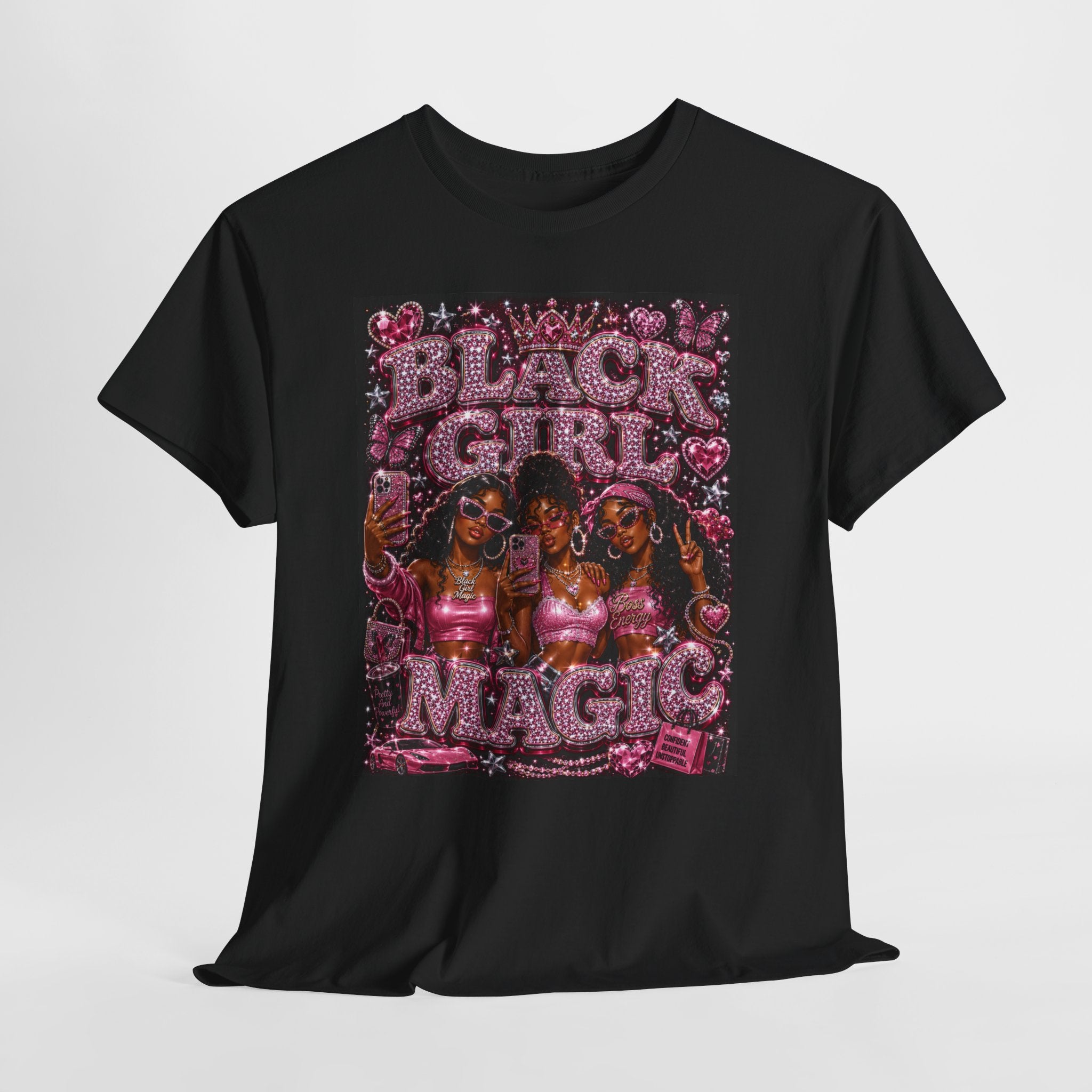 Black Girls Magic Bling Tee ✨👑