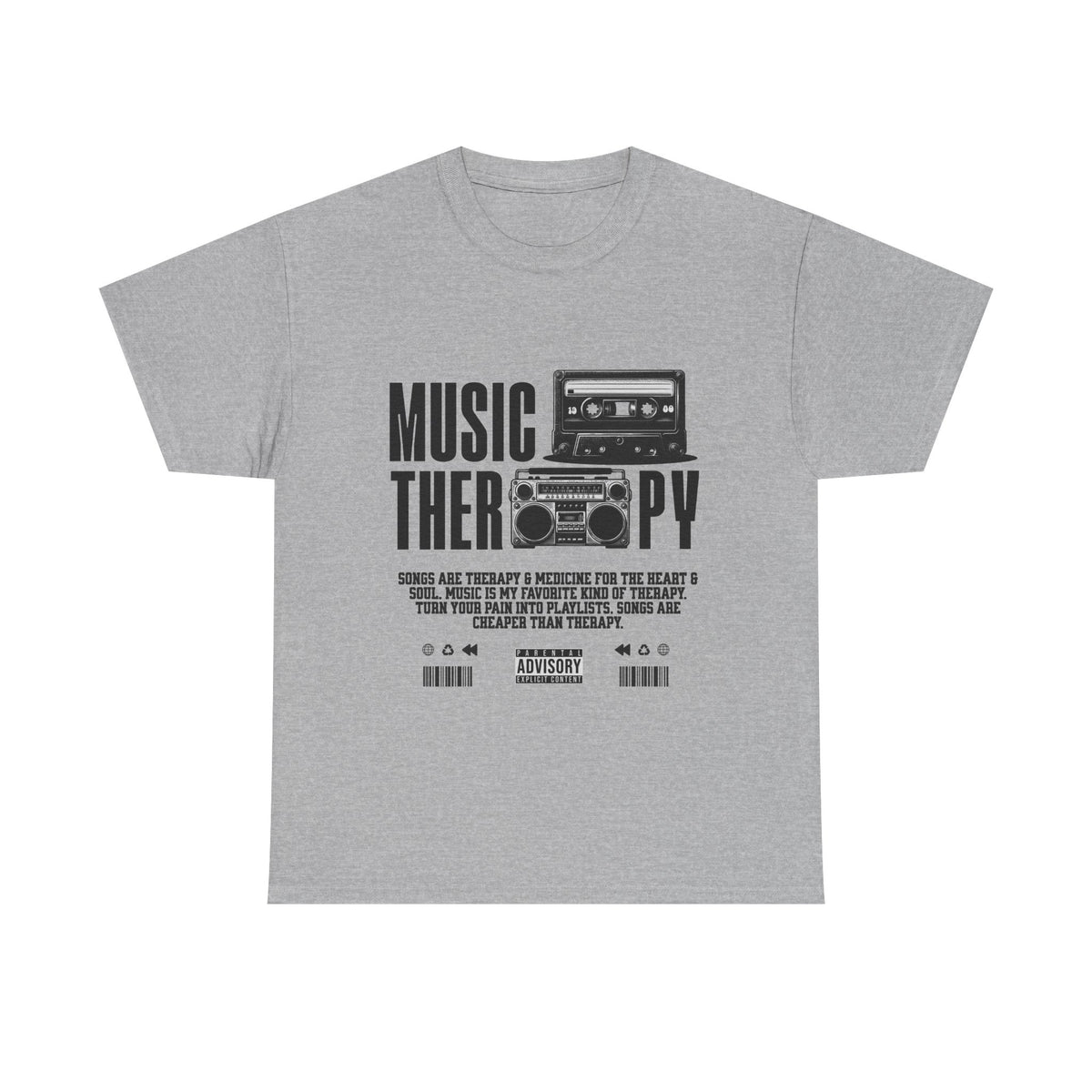 🎧💕 Music Therapy Graphic Tee💕 🎧