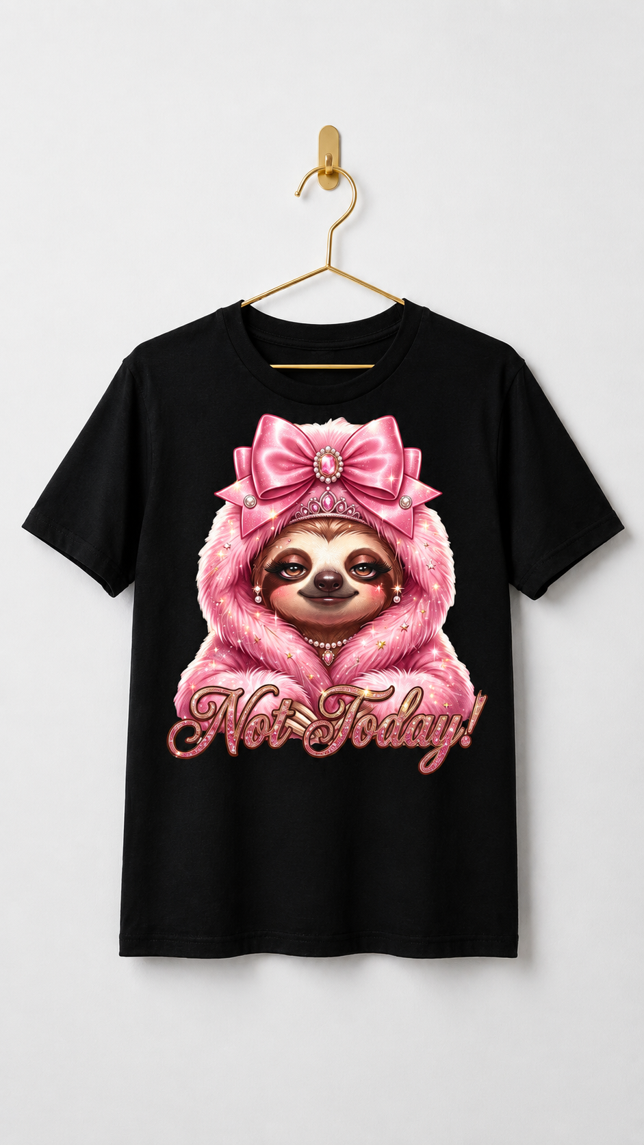 NOT TODAY! SLOTH TEE 💅✨