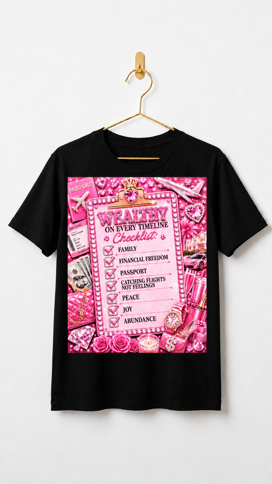Wealthy On Every Timeline Tee