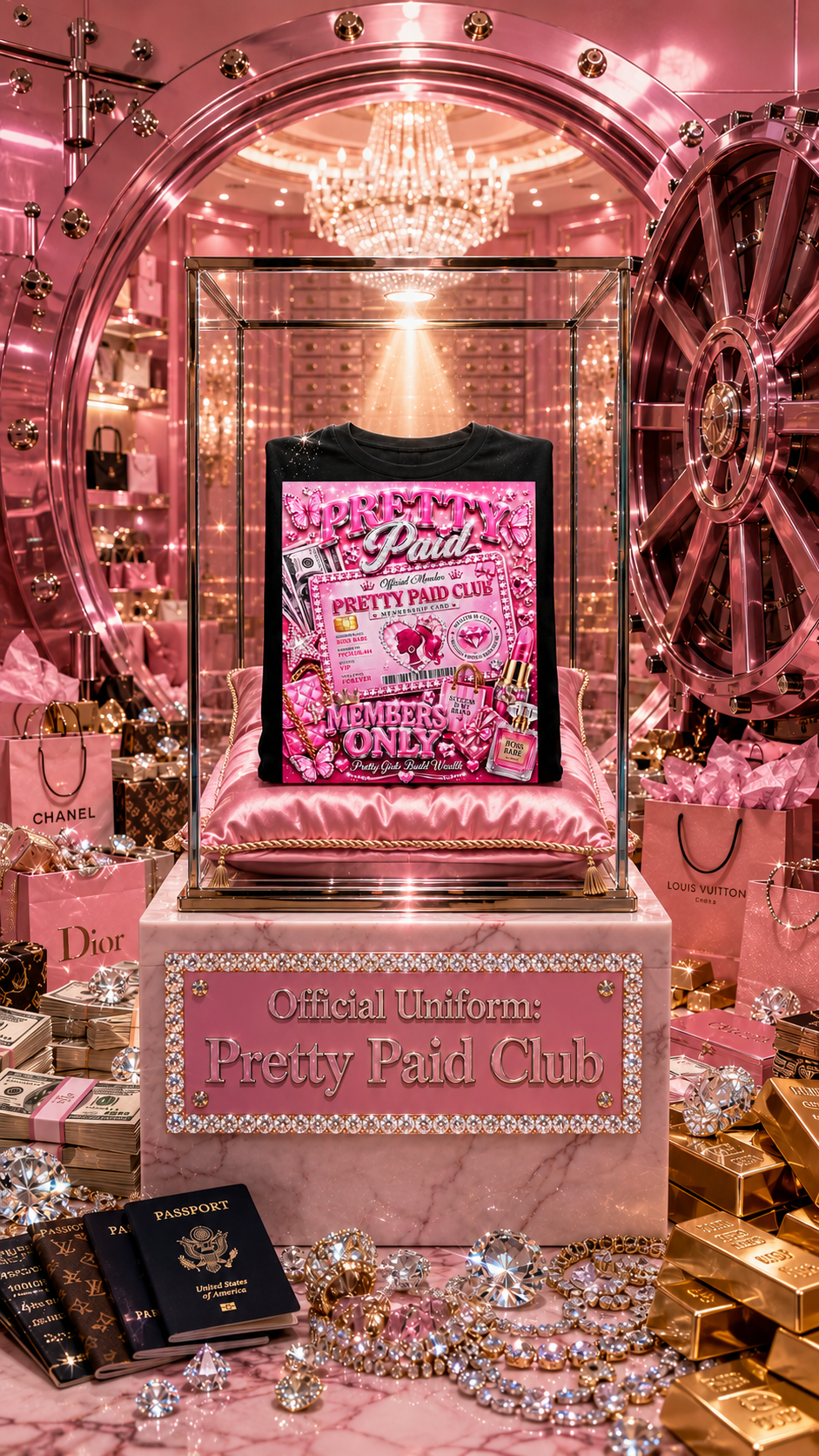 Pretty Paid Club Tee 💖