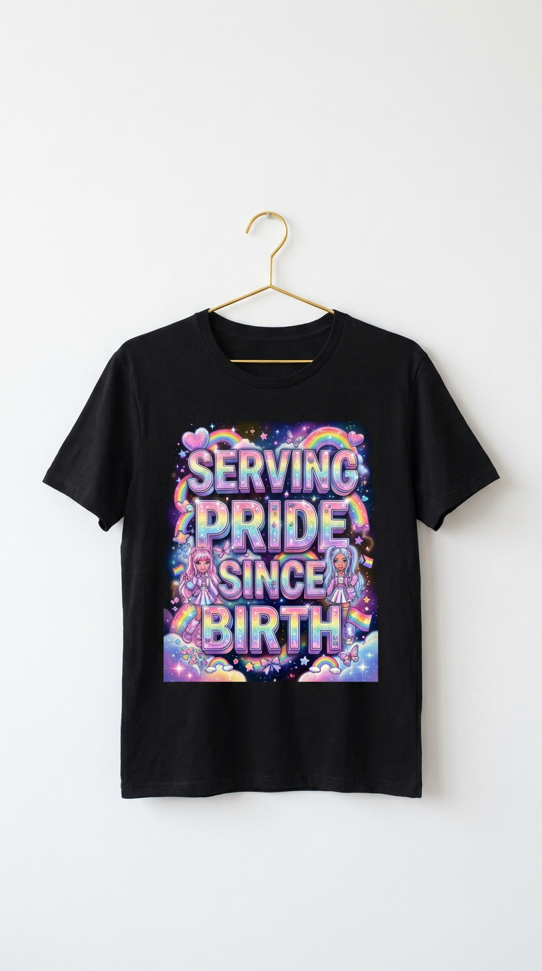 🌈💖✨Serving Pride Since Birth Tee ✨💖🌈