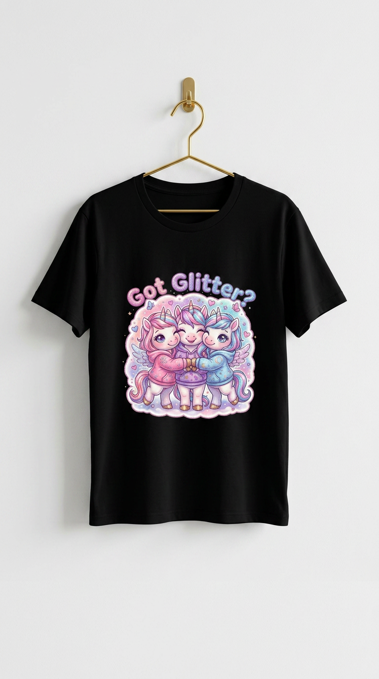 Got Glitter? Unicorn Besties Tee