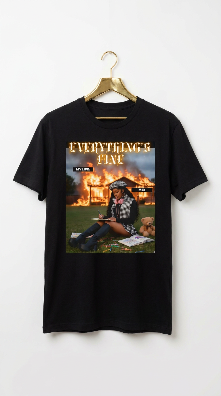 EVERYTHING'S FINE TEE