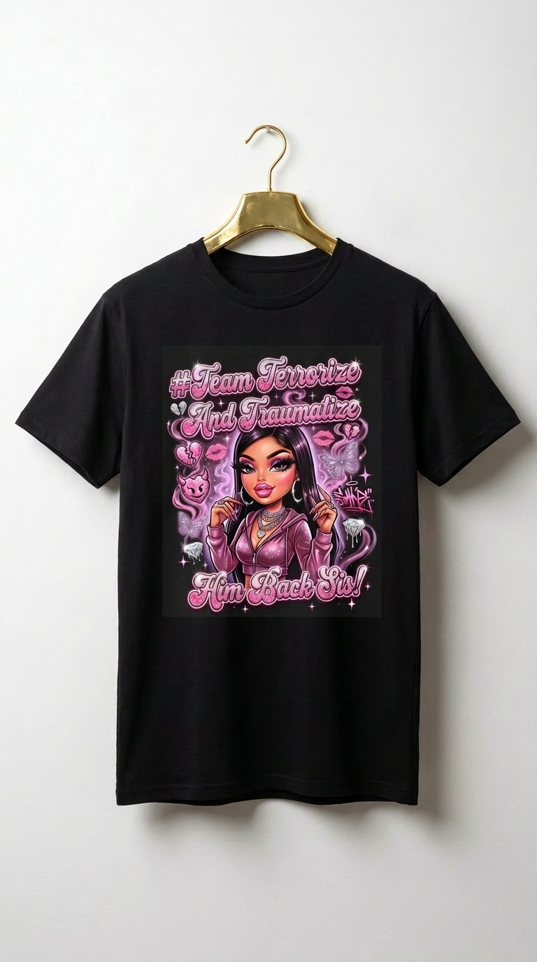 Team Terrorize & Traumatize Him Back Sis! Tee 💅