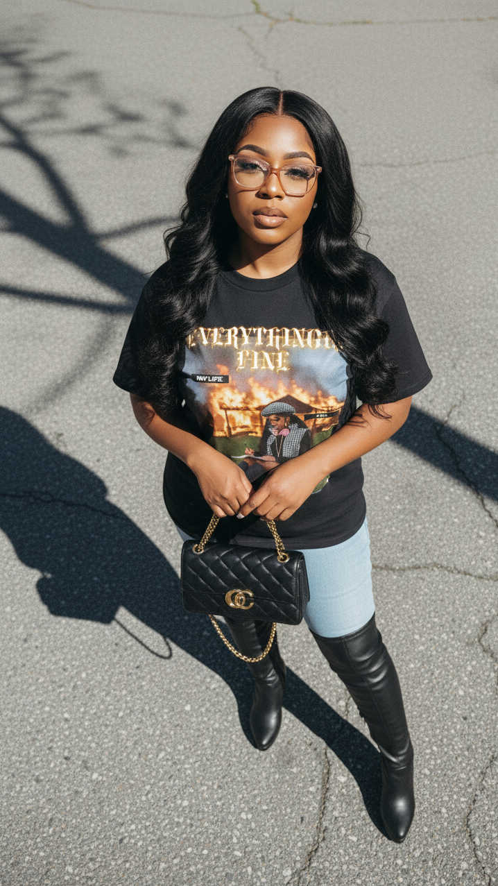 EVERYTHING'S FINE TEE
