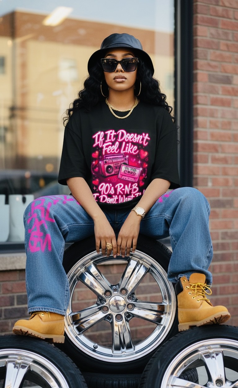 90'S RNB LOVE RETRO TEE 🎤💖